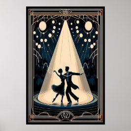 Lindy Skutt Dance Hall Vintage affisch