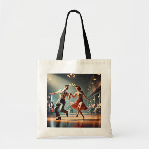 Lindy Skutt Dancing Couple Tygkasse