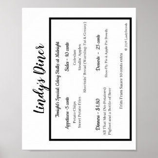 Lindys Middag Poster