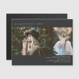 Line Art 2 Photo Studentfest Grått Magnetic