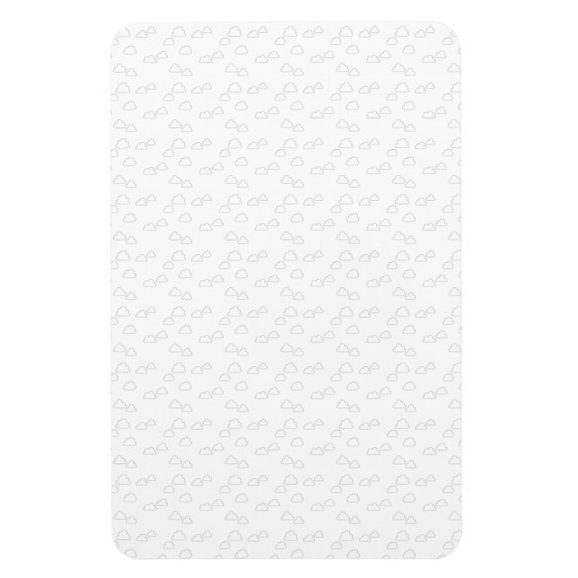 Line Art, Alabaster Magnet (Vertikal)