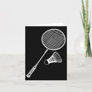 Line Art Badminton Player Shuttle Badmintoner Kort