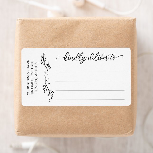 Line Art Greenery Business levererar gärna till Fraktsedel (Insitu)