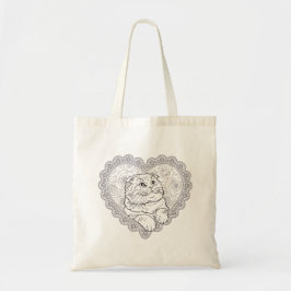 Line Art Ritual Collection tote bag Tygkasse