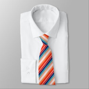 Line Blue Orange Mönster Slips