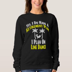 Line Dance är min pensionsplan pensionär dans L T Shirt