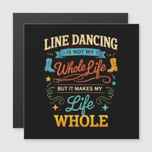 Line Dance Hela Livets Dansare Present för Dans