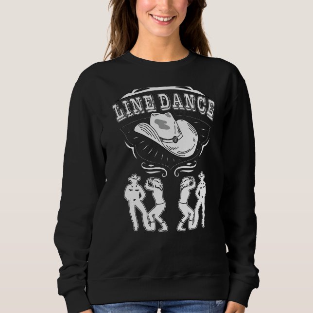 LINE DANCE Land Music Western Line Dance T Shirt (Framsida)