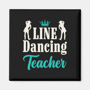 Line Dance-lärare Magnet