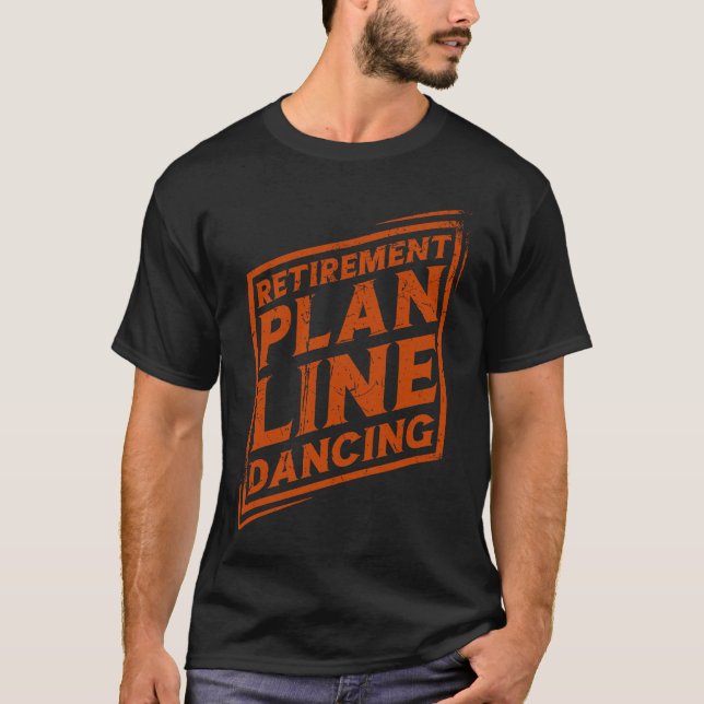 Line Dance Western Dancer Line Dancing Western Dan T Shirt (Framsida)