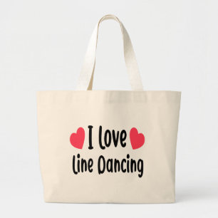 Line Dancer Country Dans Western Line Dancing Jumbo Tygkasse