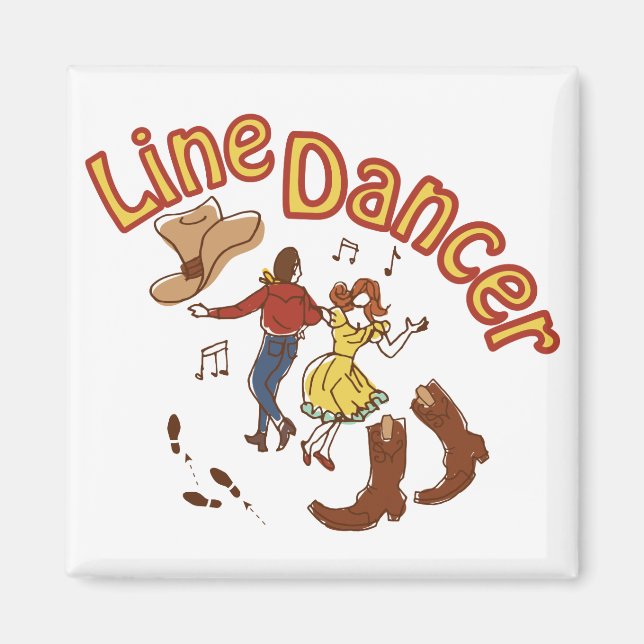 Line Dancer Magnet (Framsidan)