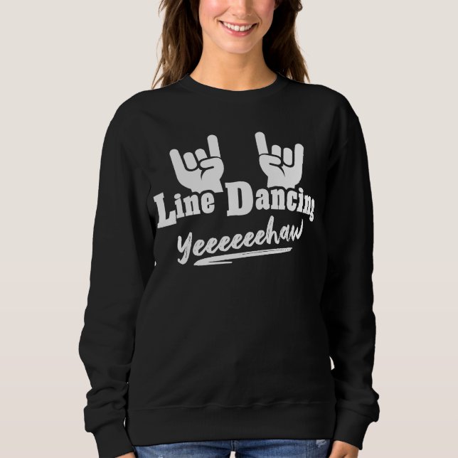 Line Dancer Western Country Perfect Line Dance T Shirt (Framsida)