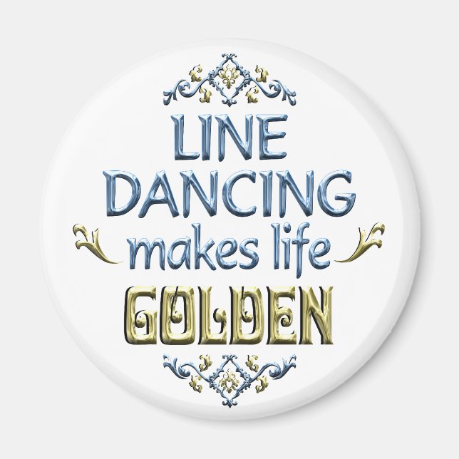 Line Dancing är Golden Magnet (Framsidan)