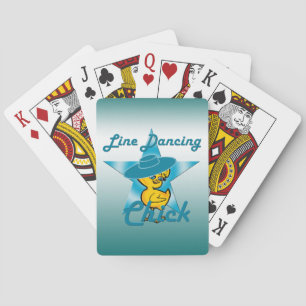Line Dancing Chick #7 Spel Kort