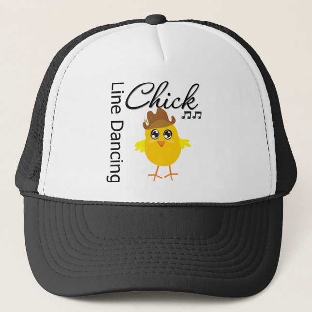 Line Dancing Chick Truckerkeps (Framsida)