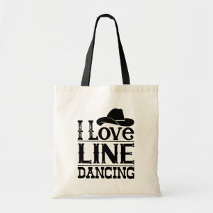 Line Dancing Cowboy Boots Cowgirl Land Music Tygkasse