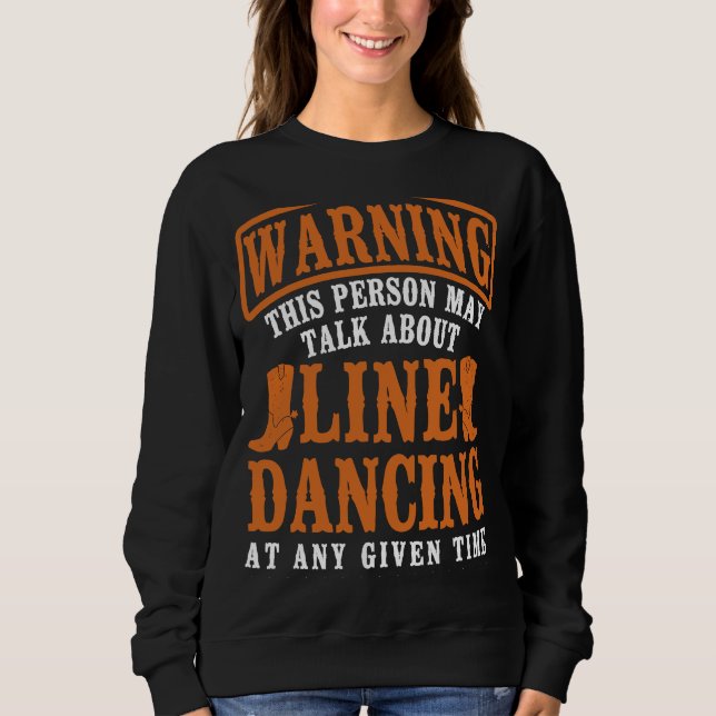 Line Dancing Dance Teacher varnar den här personen T Shirt (Framsida)