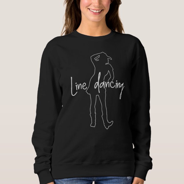 Line Dancing Humor Land Music Line Dancer T Shirt (Framsida)