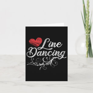 Line Dancing Line Dance Kort