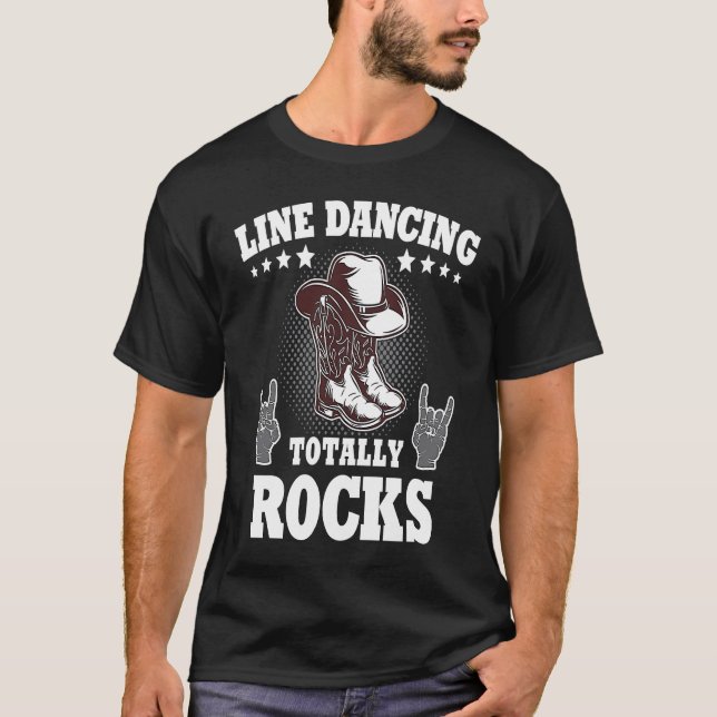 Line dancing Line Dancer Line Dance 1 T Shirt (Framsida)