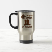 Line Dancing My Therapy Stainless Steel Mugg