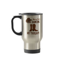 Line Dancing My Therapy Stainless Steel Mugg