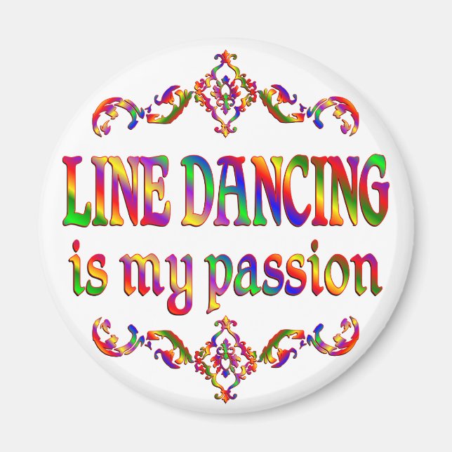 Line Dancing Passion Magnet (Framsidan)
