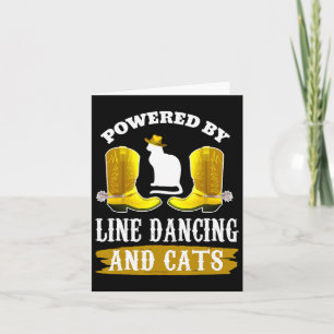 Line Dancing Shirt Funny Cat Lover Land Music L Kort