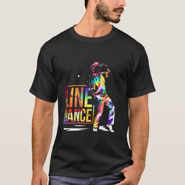 Line Dancing Sport T Shirt (Framsida)