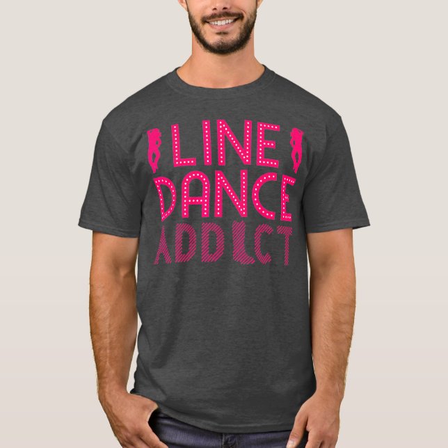 Line Dancing Synchonized Choreographer Group T Shirt (Framsida)