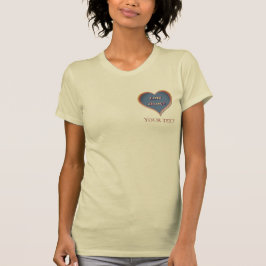 Line dans Kärlek Heart T Shirt