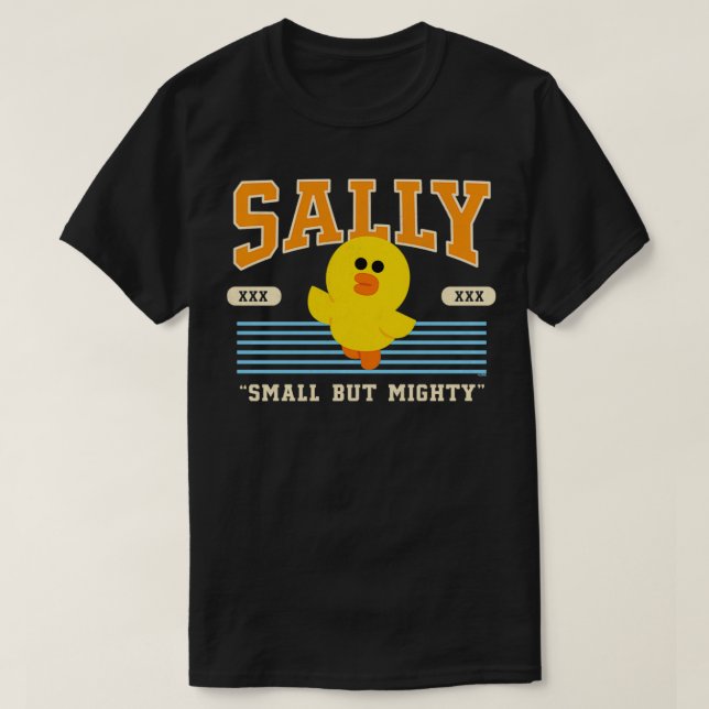 Line Friends Sally Small but Mighty Athletic Pullo T Shirt (Design framsida)