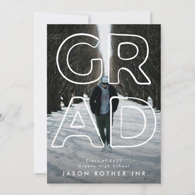 LINE HOLLOW GRAD | Contemporary Photo Meddelande (Framsida)