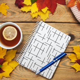 Line Mönster Anteckningsbok