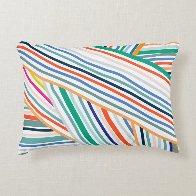 Line Mönster Prydnadskudde (Framsidan)