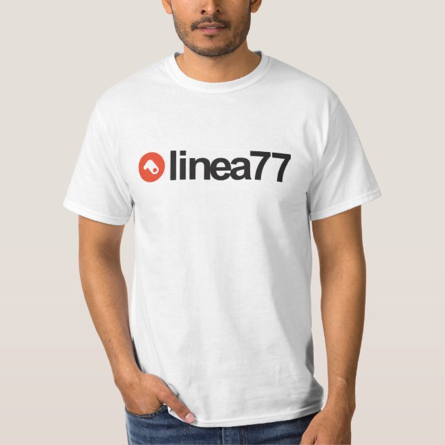 Linea 77 - logotypt-skjorta tee (Framsida)