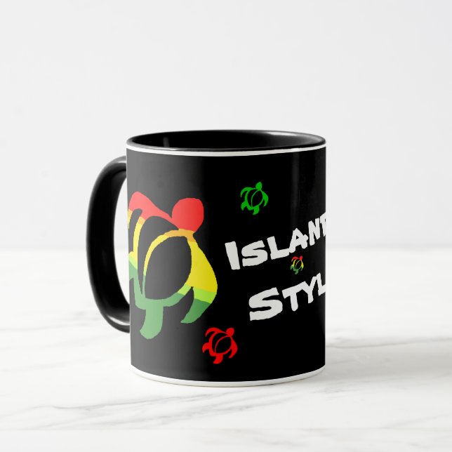 LineA Island Stil Honu Rasta Mugg (Framsida vänster)