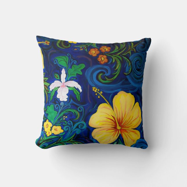 LineA LavaLava som målar 16" x 16", Kudde (Framsida)