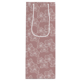 Linear Orchid | Botanical Floral Dusty Pink