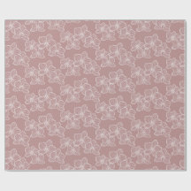 Linear Orchid | Elegant Floral Dusty Pink
