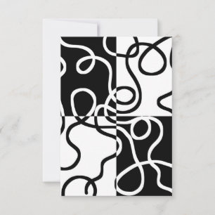 Linear Persuasion II: Abstrakt Black & White Kort