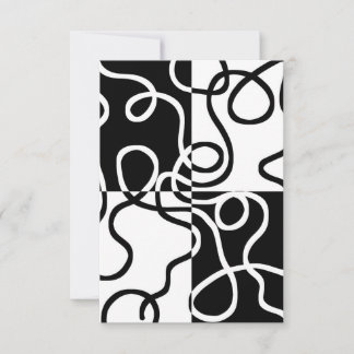 Linear Persuasion II: Abstrakt Black & White Kort