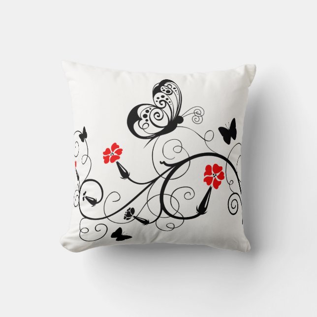 Lineart Butterflies American MoJo Kudde (Framsida)
