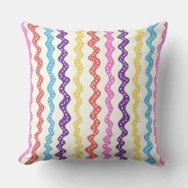 lineas multicolores kudde