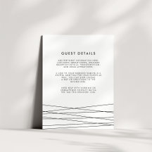 Lineation | Information om Black & White Bröllop G