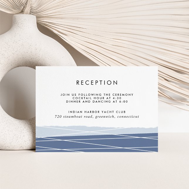 Lineation Reception Enclosure Card | Skiffer Inbjudningar (Skapare uppladdad)