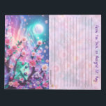 Lined Happy Mail Notepad Anteckningsblock<br><div class="desc">Palais de Marigold St. May creates unique stationery for those who think the Louvre should have more color, more Kawaii, and more rainbows. Note that the designs are generally created for the large notepads, stationery sheets, stickers, address labels, note cards, and envelopes. If you would like a different size, or...</div>