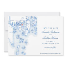 Linekin Bay Resort Maine Elegant Blue Karta