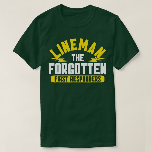 Lineman, den glömda förstakvareläraren t shirt (Design framsida)